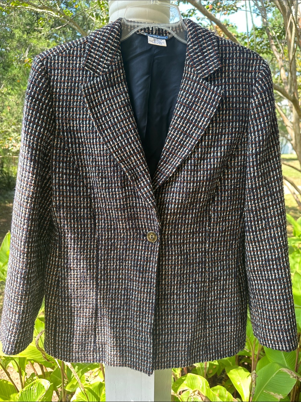 Austin Reed Brown Multi-Tone Tweed Blazer